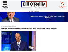 Tablet Screenshot of billoreilly.com
